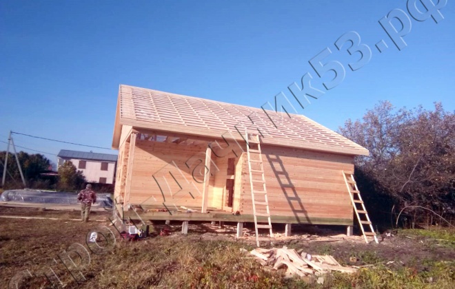 3 Брусовой дом ОД-11 9×9, 81 м², Московская область, Каширский район, Деревня Растовцы (9)